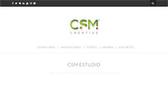 Desktop Screenshot of csm-estudio.com